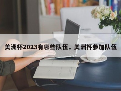 美洲杯2023有哪些队伍，美洲杯参加队伍