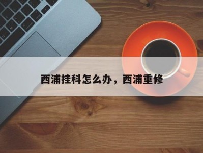 西浦挂科怎么办，西浦重修