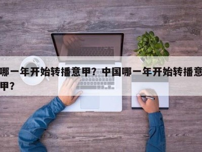 哪一年开始转播意甲？中国哪一年开始转播意甲？