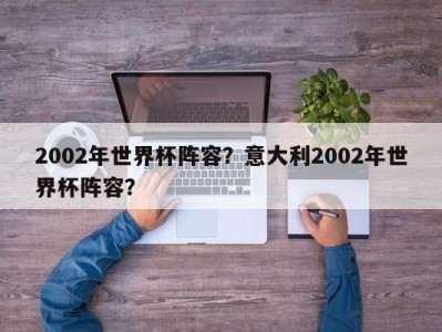 2002年世界杯阵容？意大利2002年世界杯阵容？