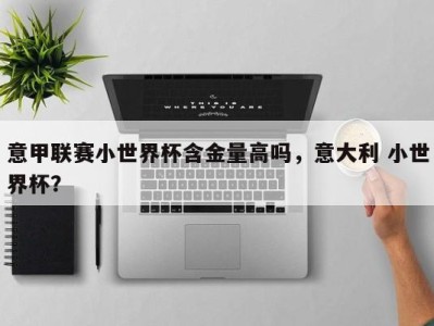 意甲联赛小世界杯含金量高吗，意大利 小世界杯？