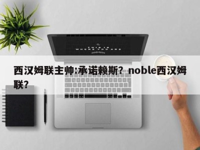 西汉姆联主帅:承诺赖斯？noble西汉姆联？