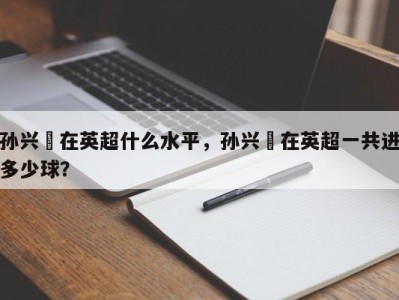 孙兴慜在英超什么水平，孙兴慜在英超一共进多少球？