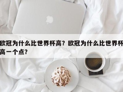 欧冠为什么比世界杯高？欧冠为什么比世界杯高一个点？